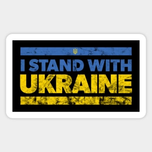 I STAND WITH UKRAINE (Stressed Version) Sticker